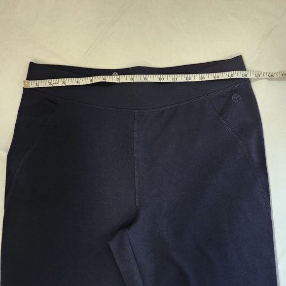 Talbots Size Large Navy Blue Leggings - Picture 3 of 8